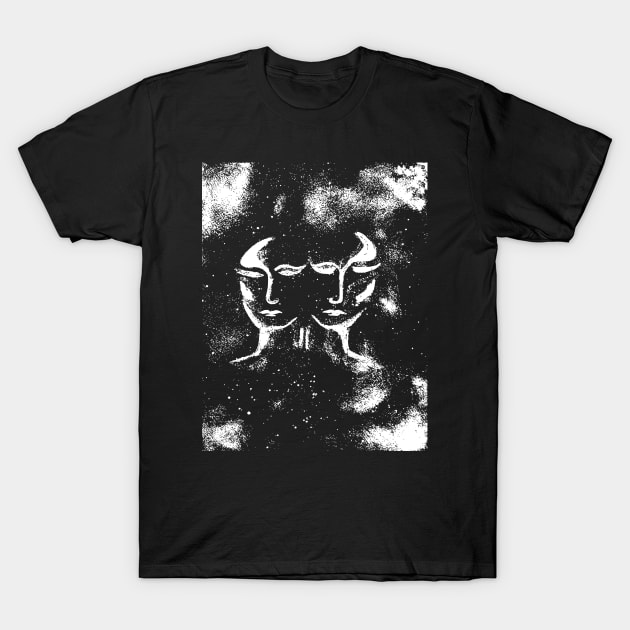 Gemini zodiac design T-Shirt by artbyluko